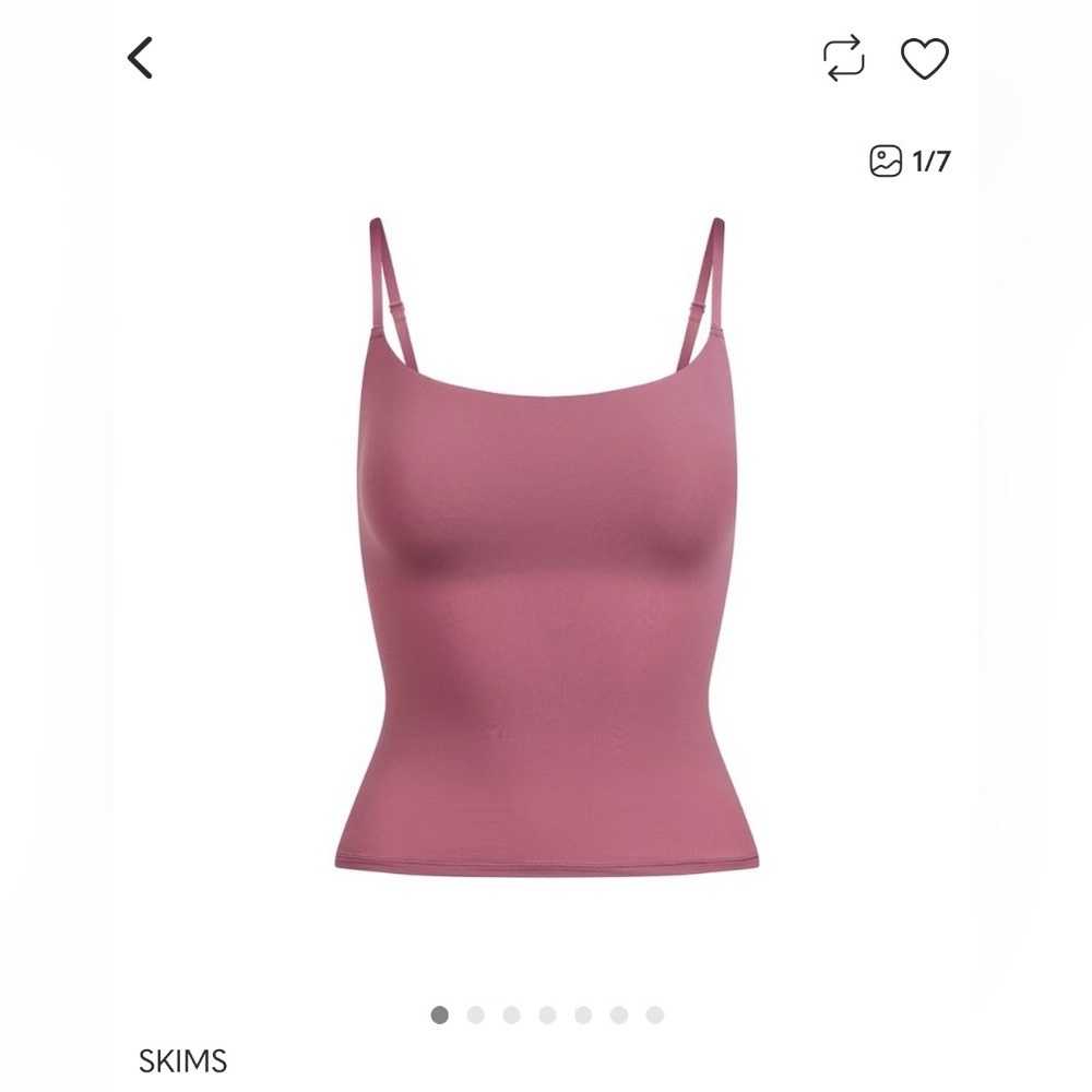 NEW/SOLD OUT- SKIMS Fits Everybody Cami In Beet